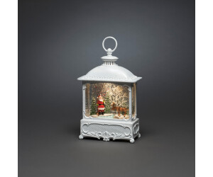 Konstsmide LED-Szenerie Weihnachtsmann Elch bei € 64,90 ab beschneit LED (4397-200) Preisvergleich Weiß 