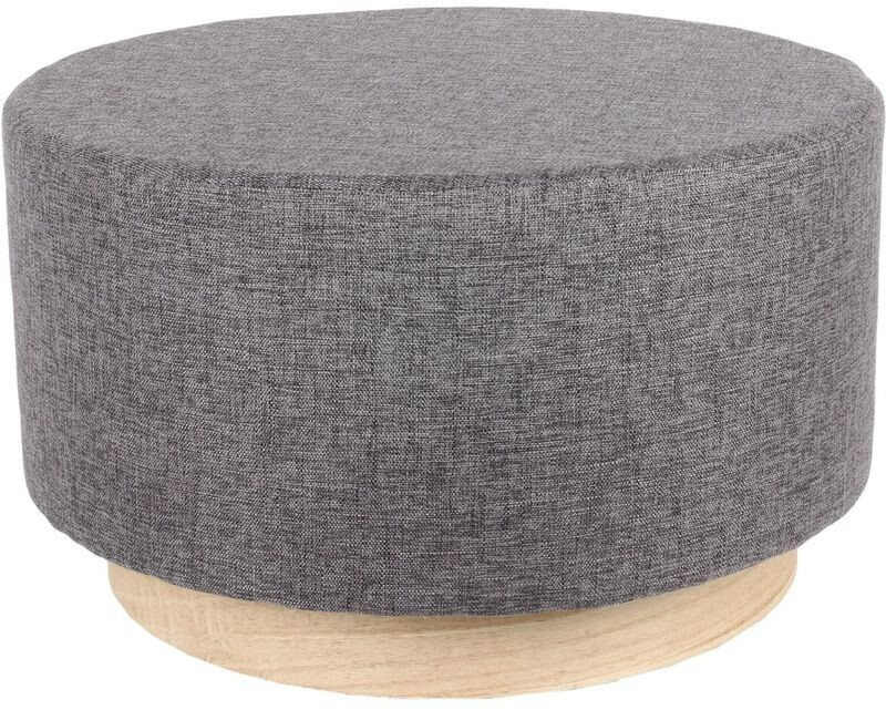 The home deco factory Pouf scandinave anthracite