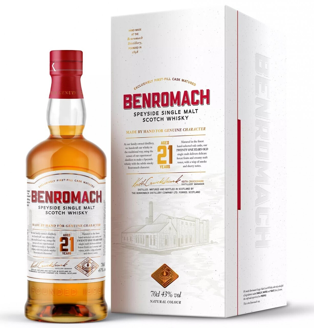 Benromach 21 Jahre Speyside Whisky 0,7l 43% ab 154,99 € (Februar 2024  Preise) | Preisvergleich bei