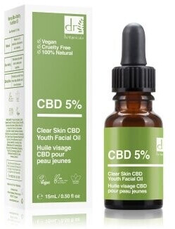 Dr. Botanicals CBD 5% Clear Skin Youth Facial Oil (15ml)