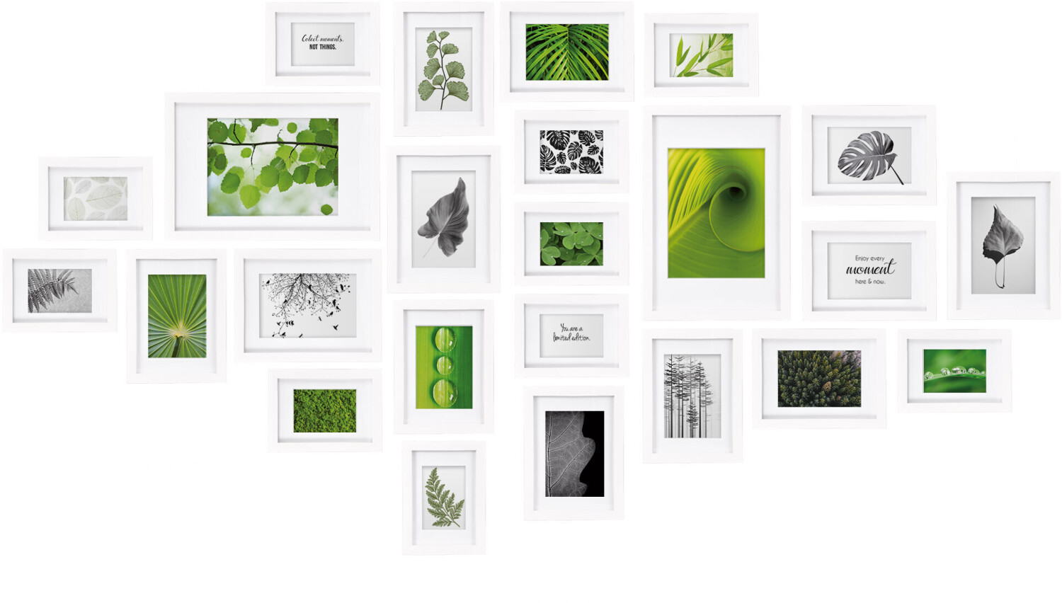 bomoe Nature 24 Pieces Set White