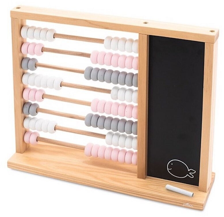Jollein Slide Rule Abacus, pink