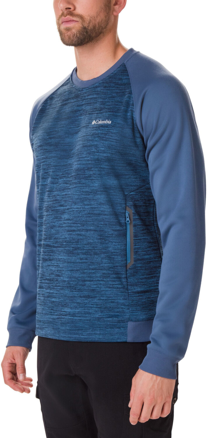 Columbia Tech Trail Midlayer Crew Fleece scout blue/dark mountain