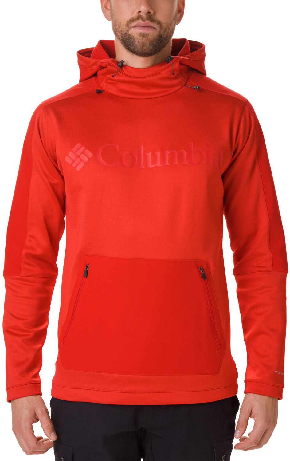 Columbia Maxtrail Midlayer Top mountain red