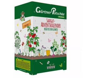 Gärtner Pötschke Saatgut Adventskalender Kräuter & Gemüse ab 14,23