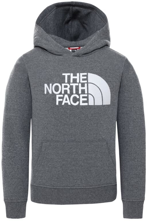 The North Face Youth Drew Peak Hoodie medium grey heather