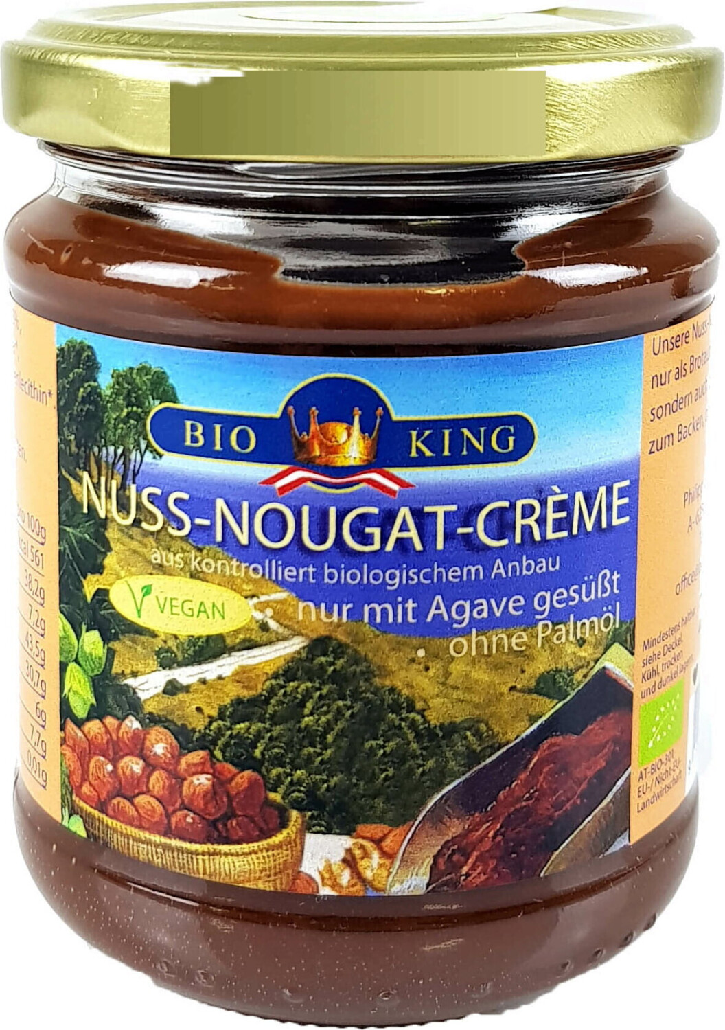 Bioking Nut Nougat Crème Organic (200g)