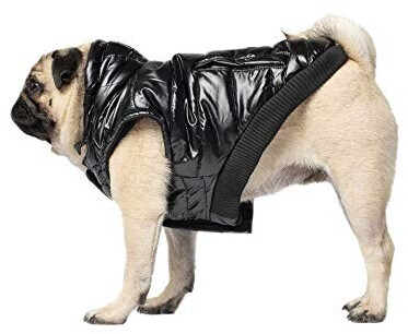 Canada Pooch North Pole Parka Size 10 Shiny Black
