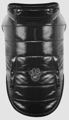 Canada Pooch North Pole Parka Size 12 Shiny Black