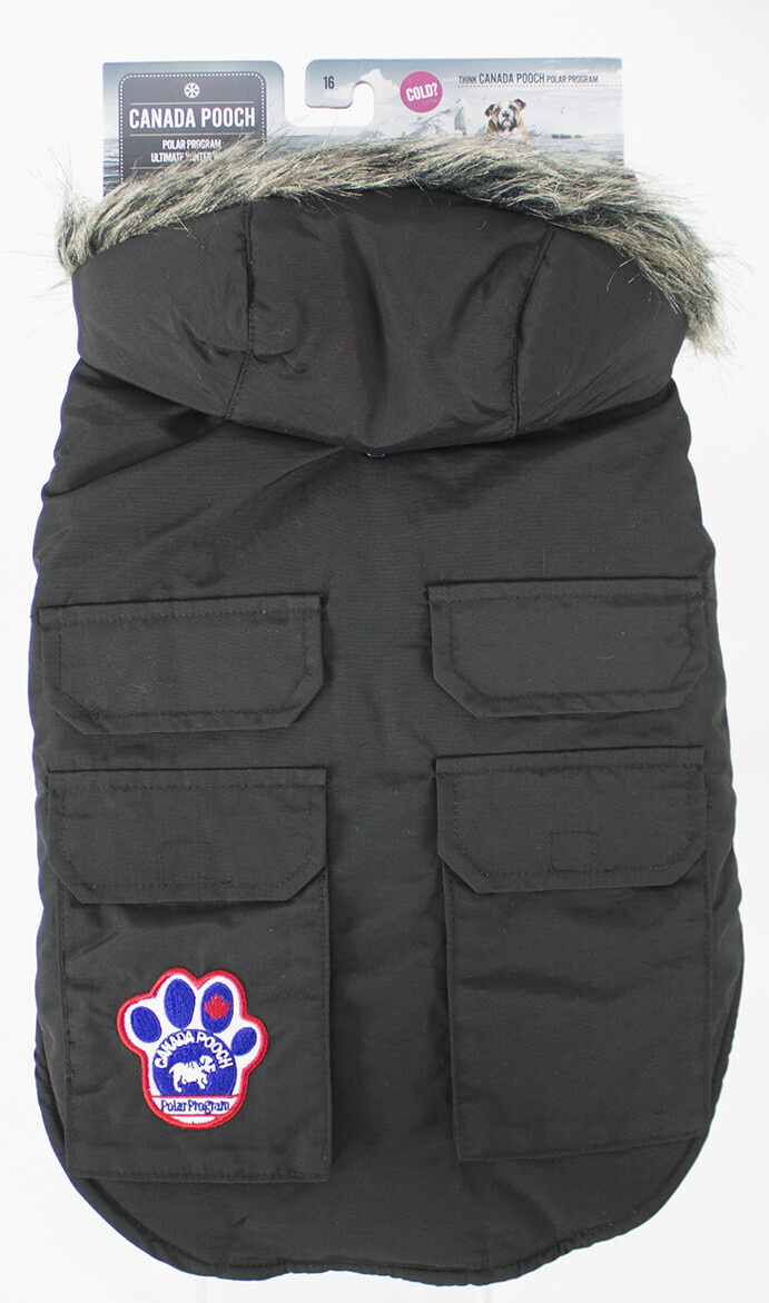 Canada Pooch Everest Explorer Jacket Black 10 25cm