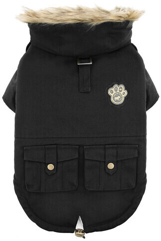 Canada Pooch Alaskan Army Parka Black 10 25cm