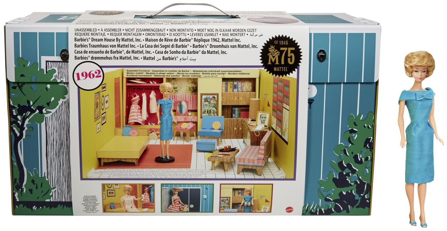 Barbie Signature 75th Anniversary Retro Dreamhouse 1962 with doll ...