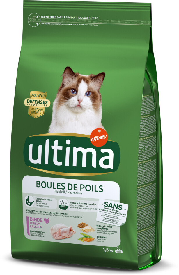 Affinity Ultima Boules de poils dinde (1,5 kg)