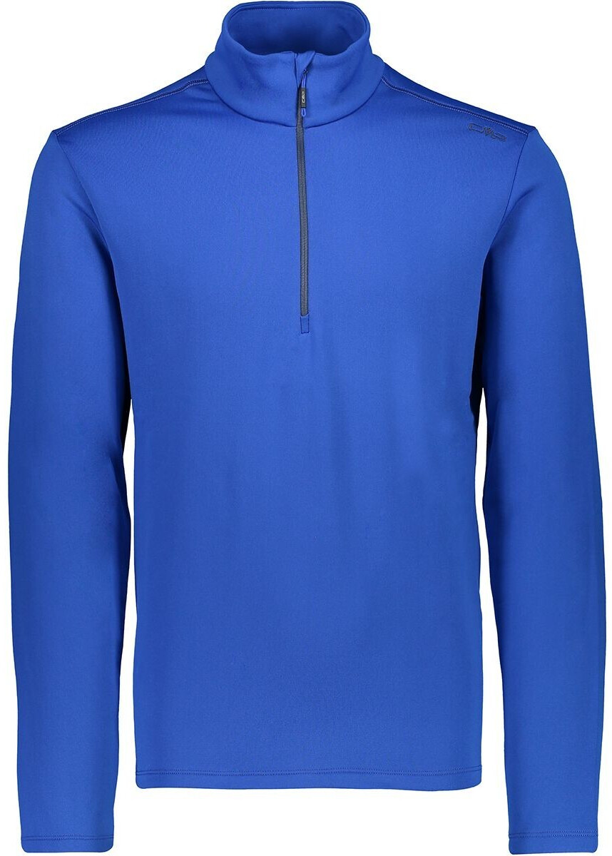 CMP Stretch Performance Turtleneck Half Zip Top blue royal