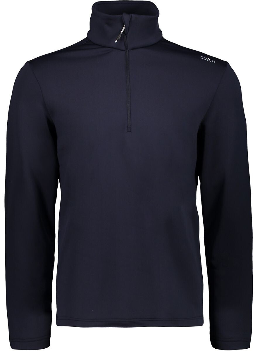 CMP Stretch Performance Turtleneck Half Zip Top black blue