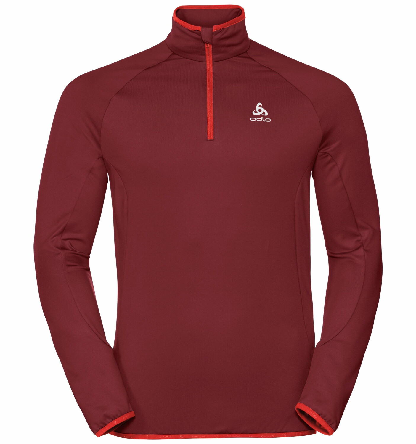 Odlo Men's Carve Light 1/2 Zip Midlayer syrah