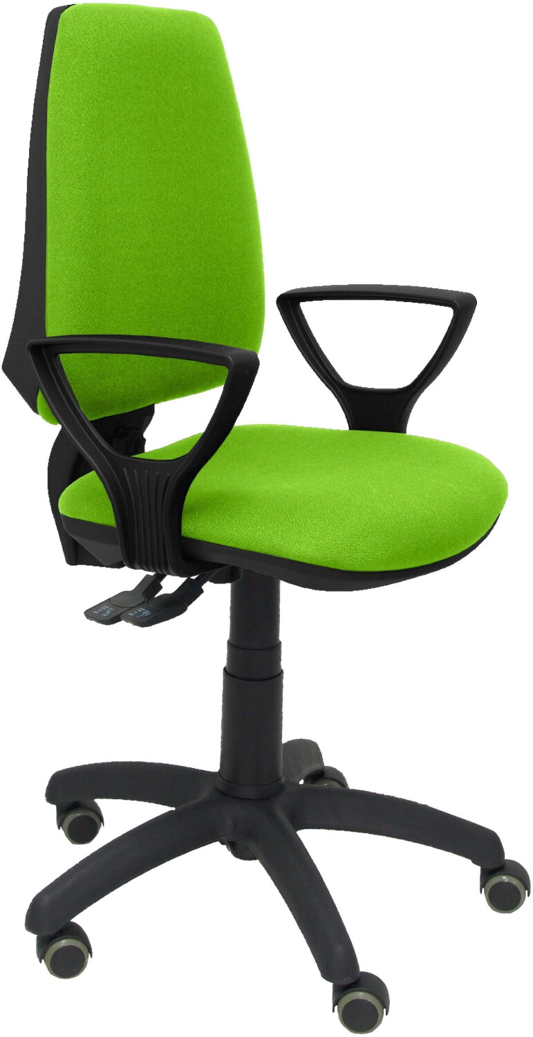 Piqueras y Crespo Elche S Bali Fixed Armrests Parquet Wheels Pistachio Green