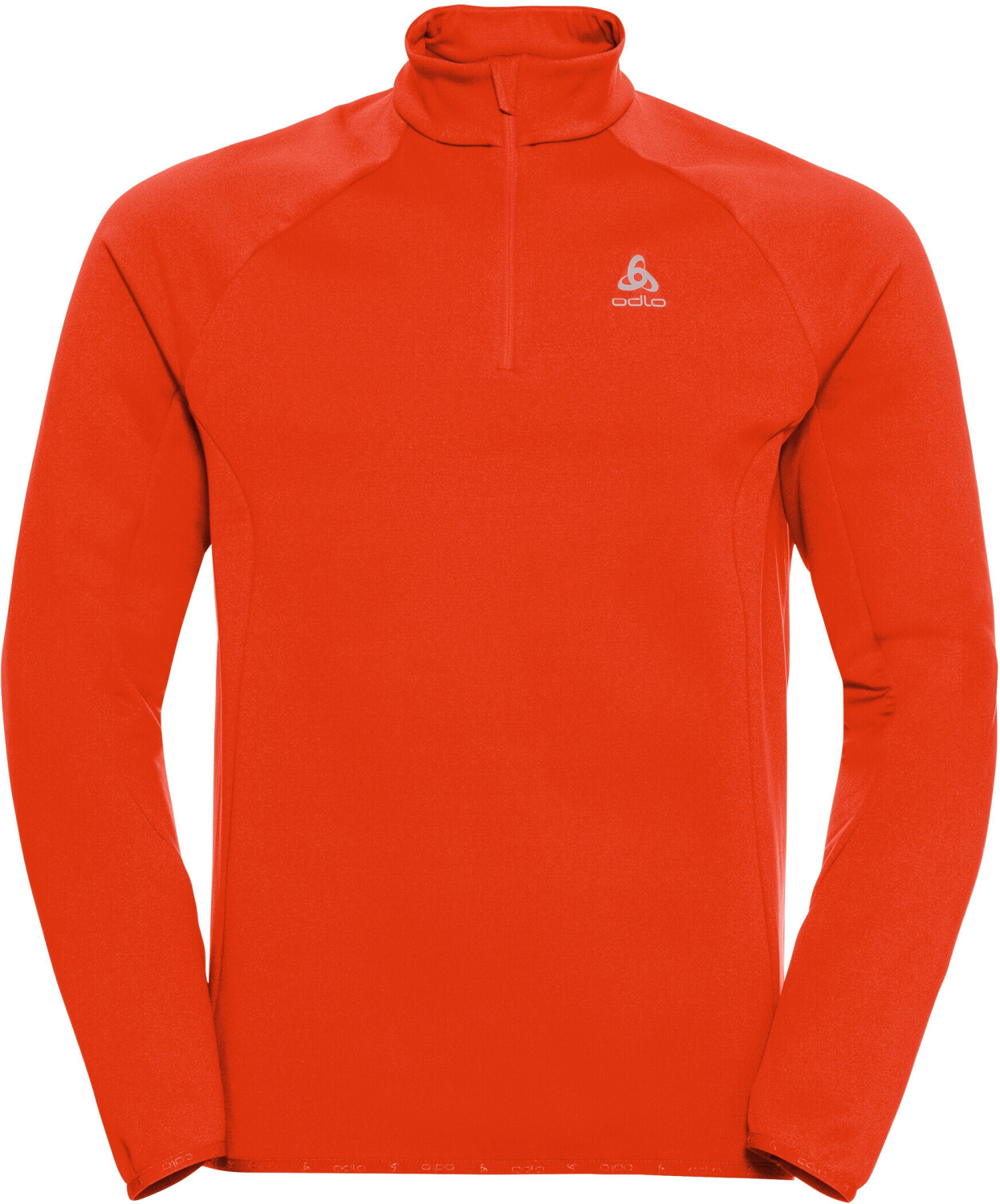 Odlo Men's Carve Ceramiwarm 1/2 Zip Layer orange.com