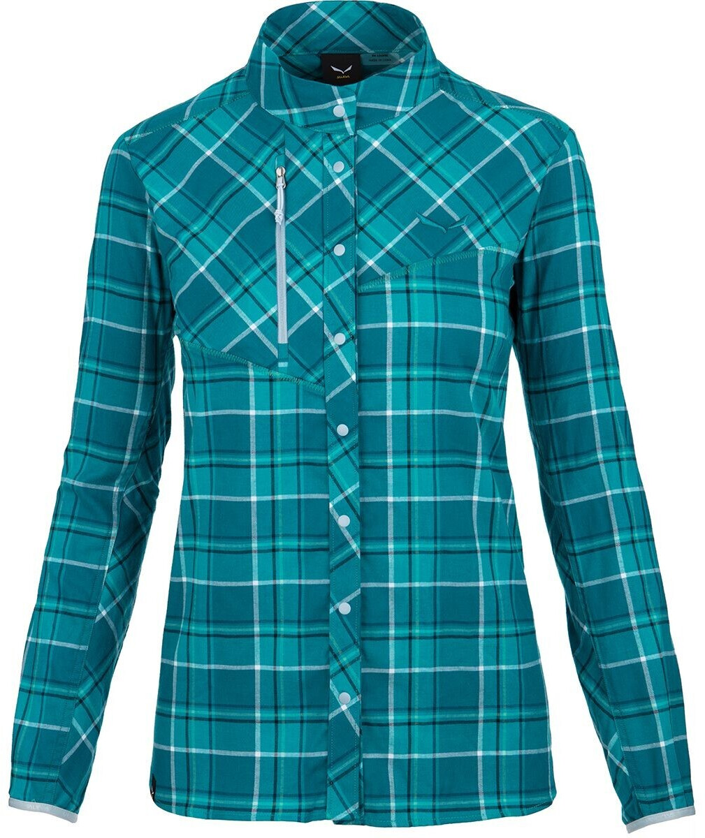 Salewa Fanes Flannel 4 Shirt malta/ocean/white