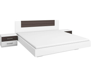 Rauch Barcelona Schlafzimmer mit Schrank 180x200cm weiß/lavagrau ab 619