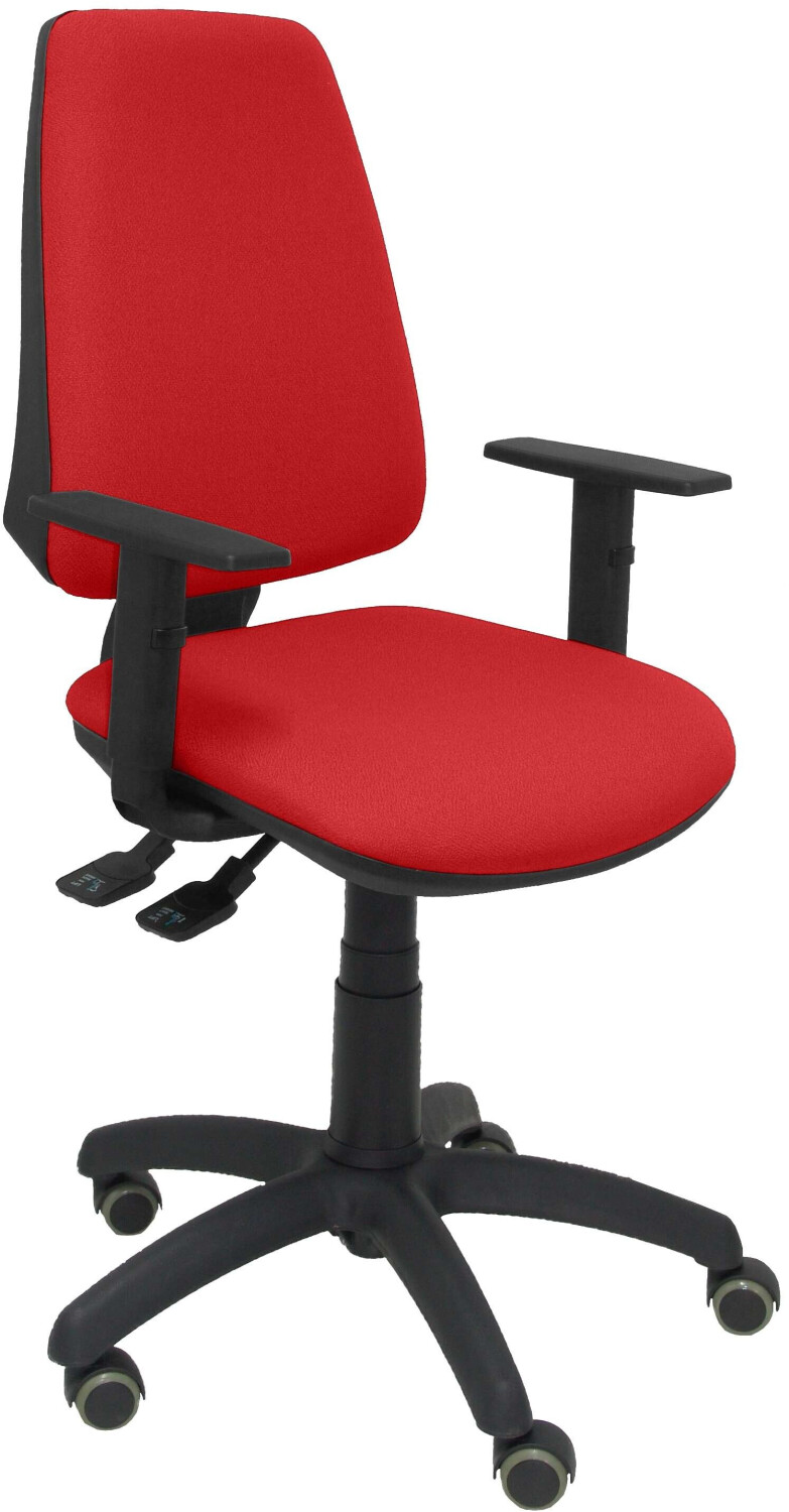 Piqueras y Crespo Elche S Bali Adjustable Armrests Parquet Wheels Red