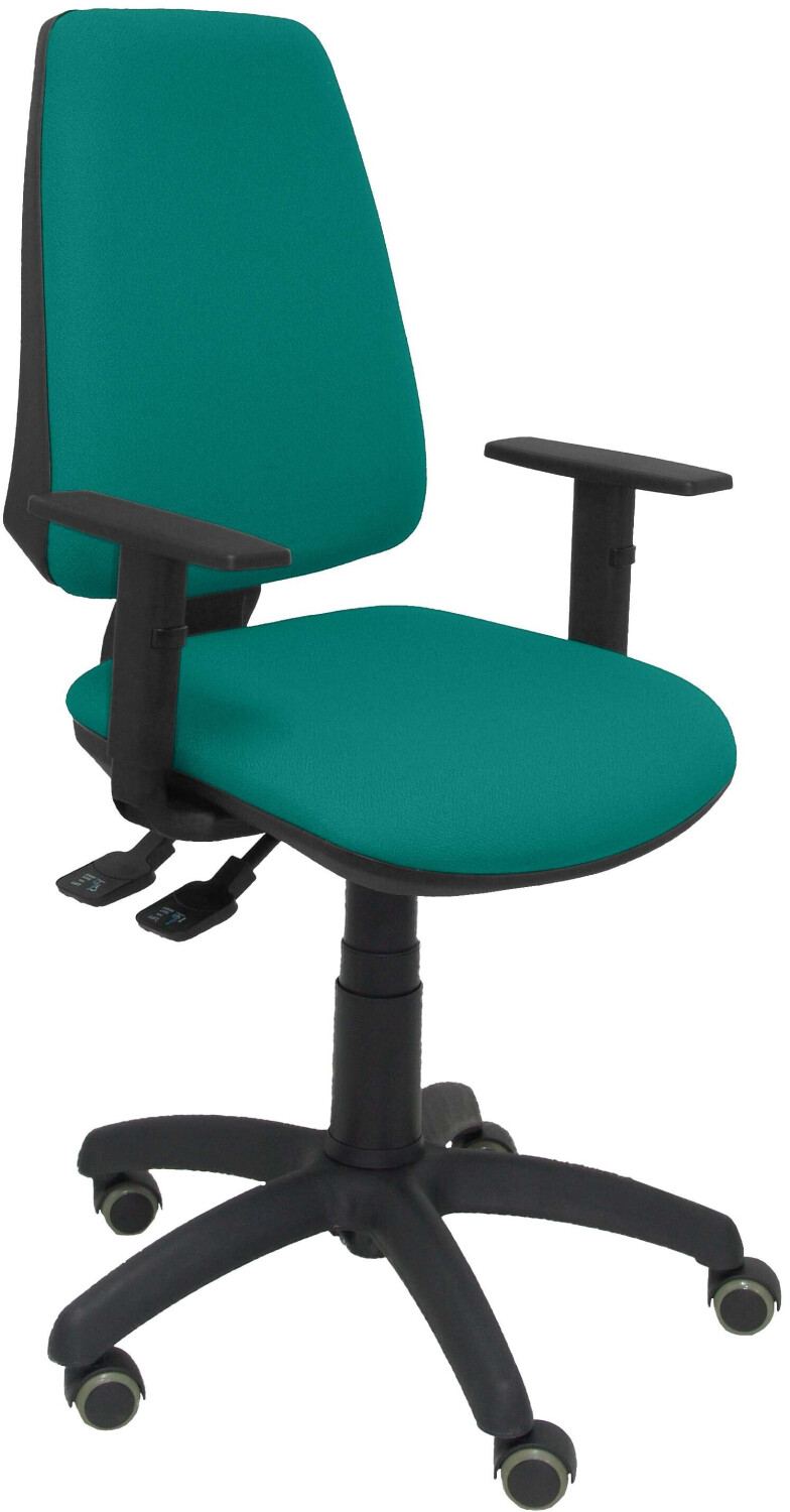 Piqueras y Crespo Elche S Bali Adjustable Armrests Parquet Wheels Light Green