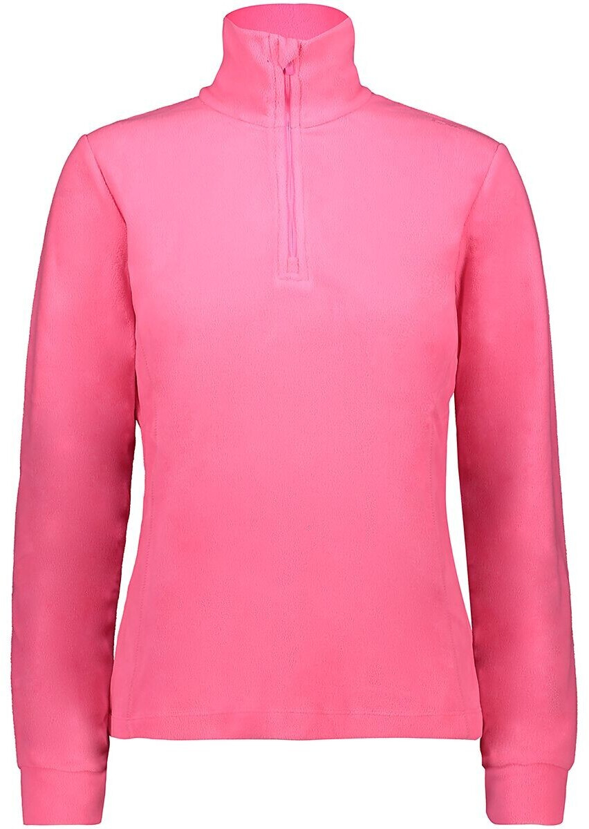 CMP Women's Arctic Fleece Turtleneck Top pink fluo