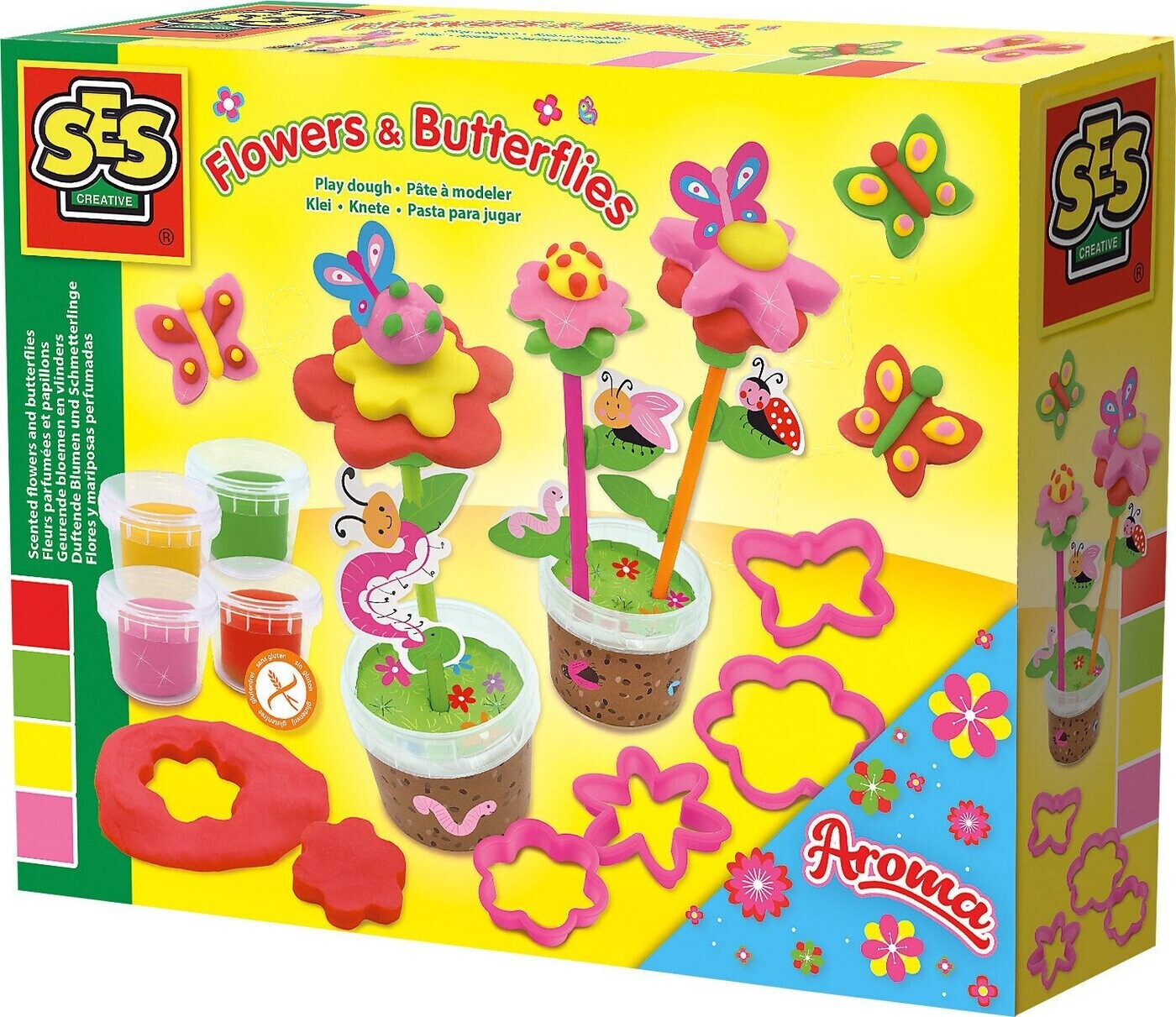 SES Creative Flowers & Butterflies Play Dough