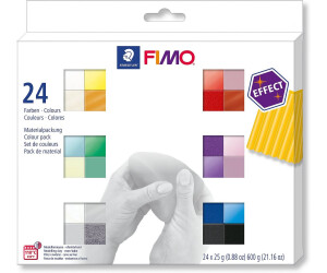1kg=28,50€ FIMO soft ofenhärtende Modelliermasse 12 x 25g Materialpackung 