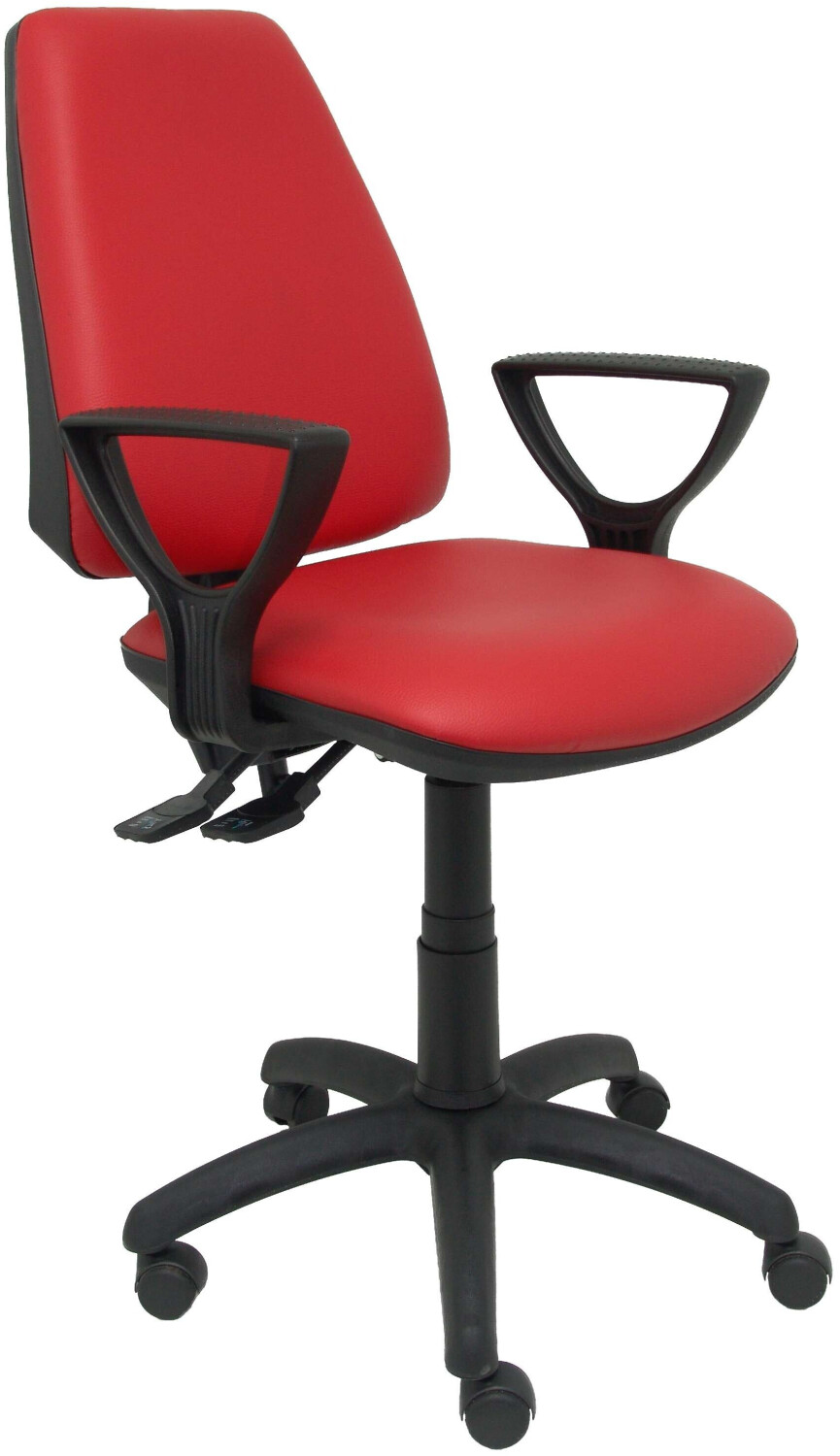 Piqueras y Crespo Elche S Imitation Leather Fixed Armrests Red