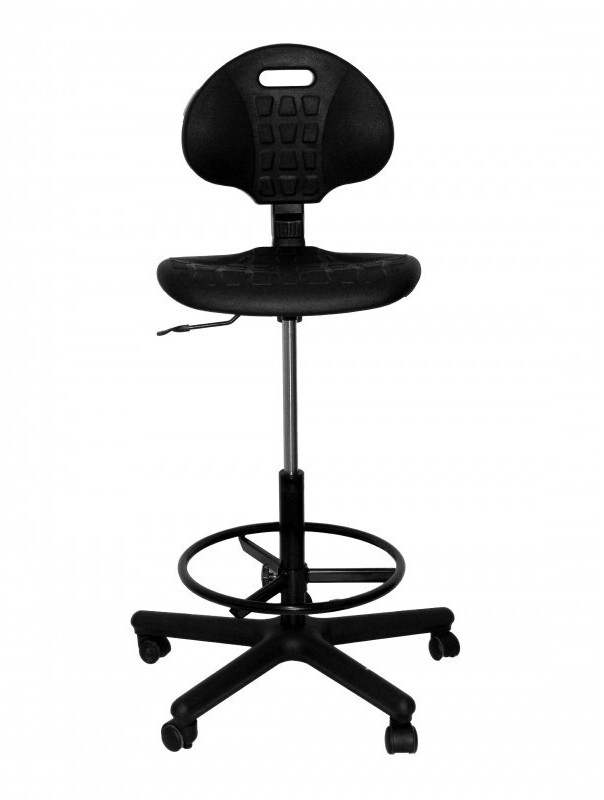Piqueras y Crespo Stool Paterna Polyurethane Black