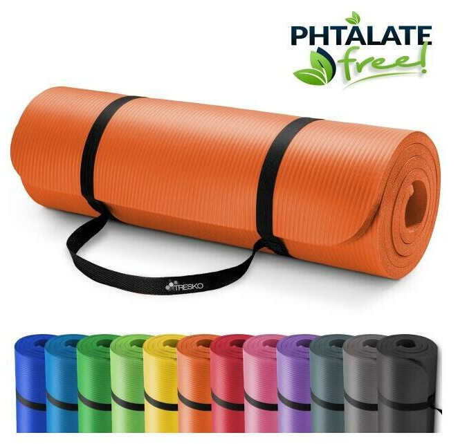 Tresko TRESKO® Yoga Mat 185x60x1 cm orange