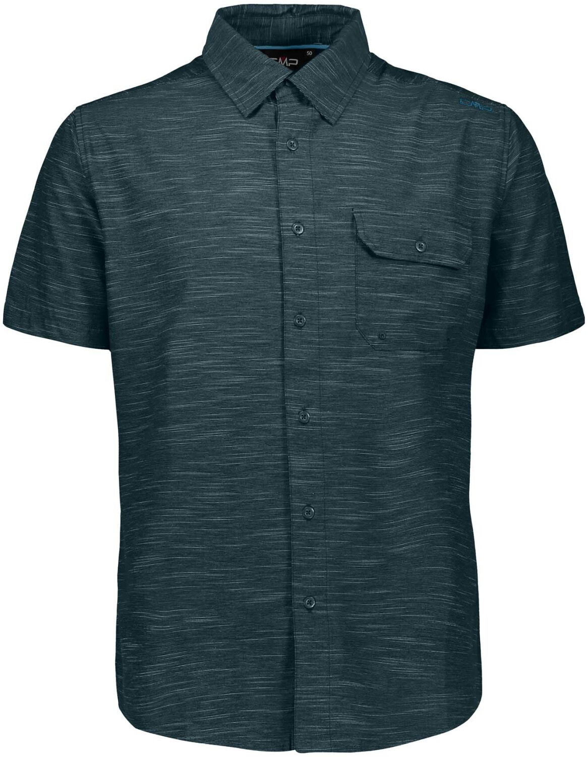 CMP Checked Stretch Shirt (30T9977) cosmo blue