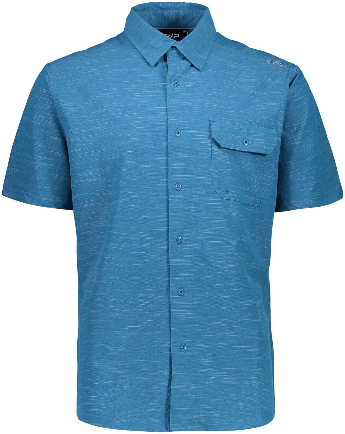 CMP Checked Stretch Shirt (30T9977) ottanio blue