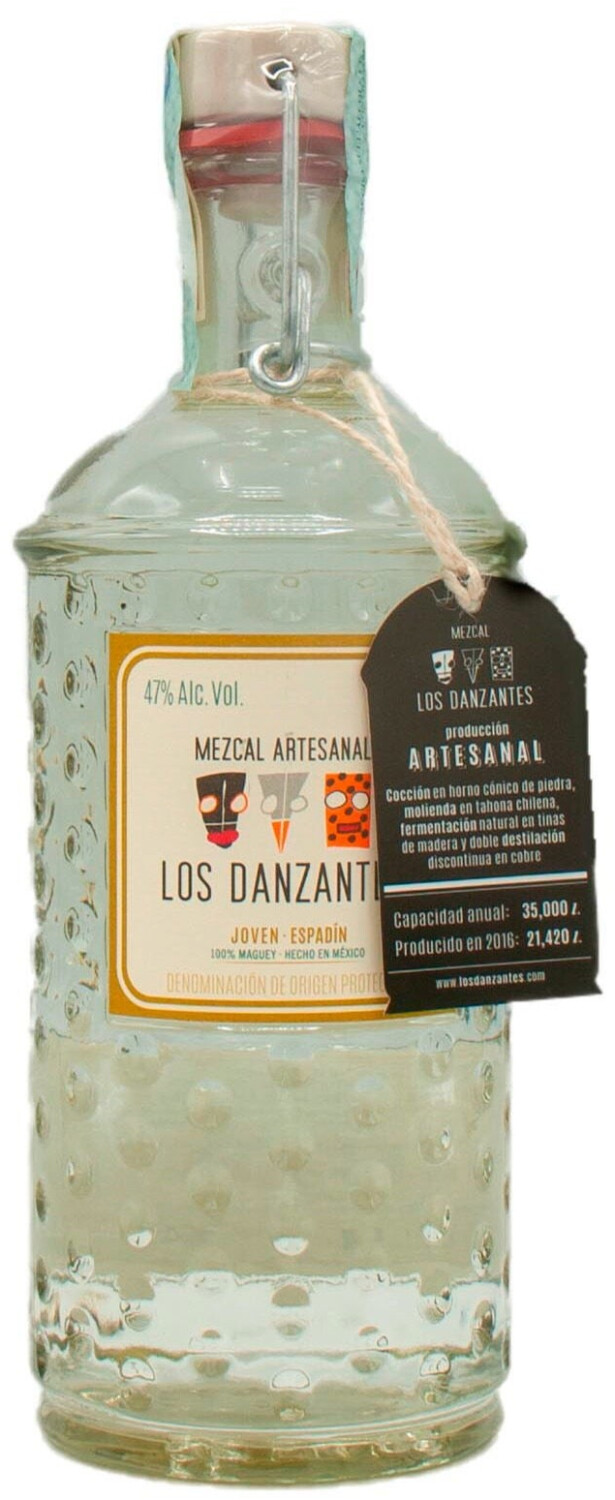 Mezcal Los Danzantes Joven 0,7l 47% ab 58.35 € | Vergleiche 3