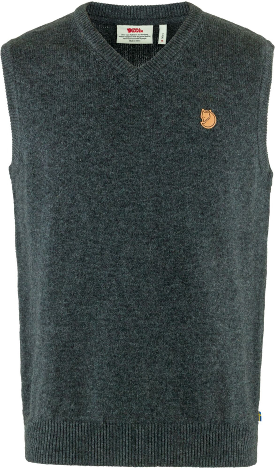 Fjällräven Övik Wool Vest M dark grey