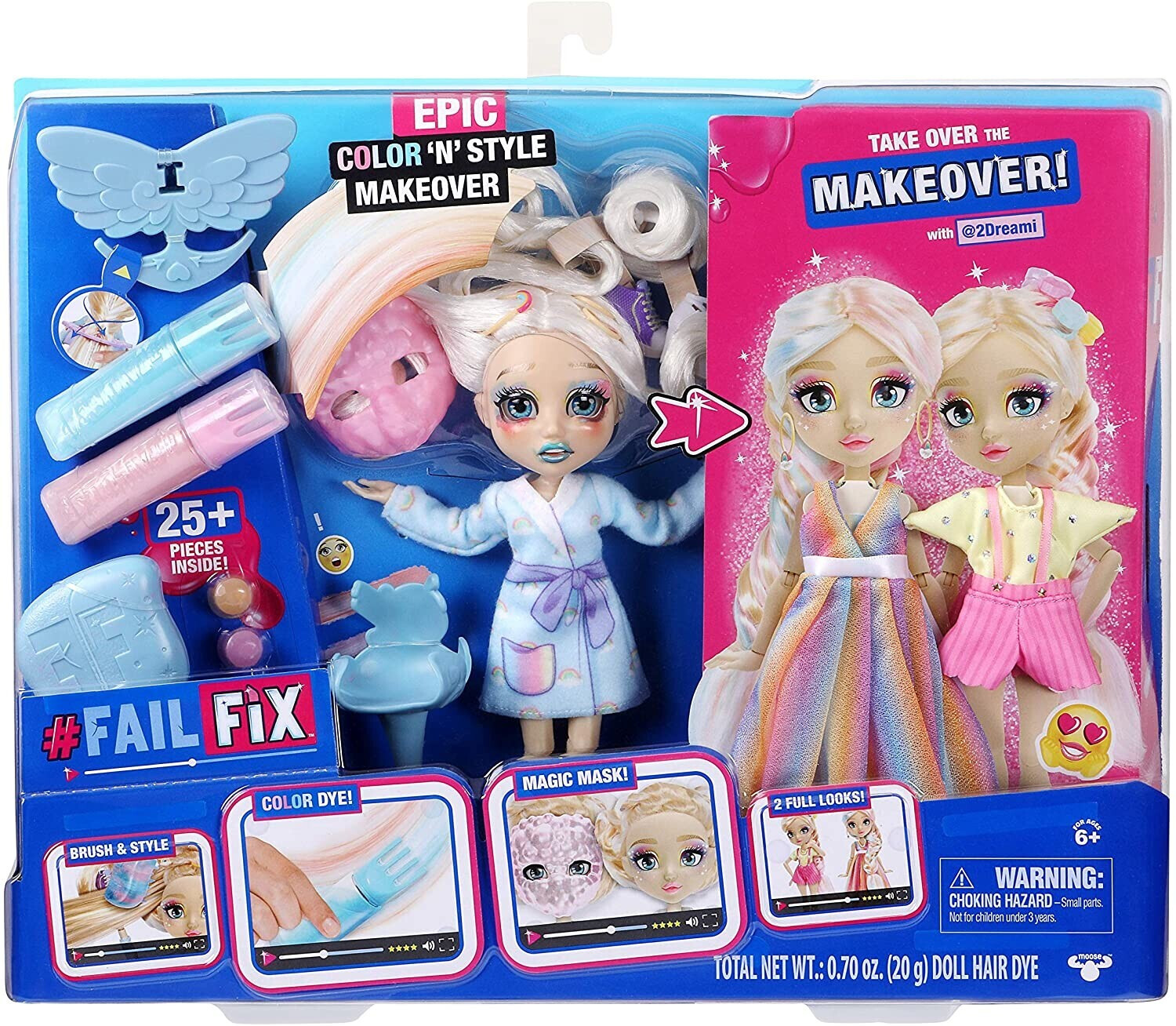 Moose Toys FailFix Epic Colour 'N' Style Makeover Pack