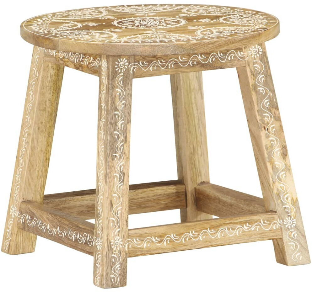 VidaXL Tabouret peint à la main 38 x 38 x 35 cm