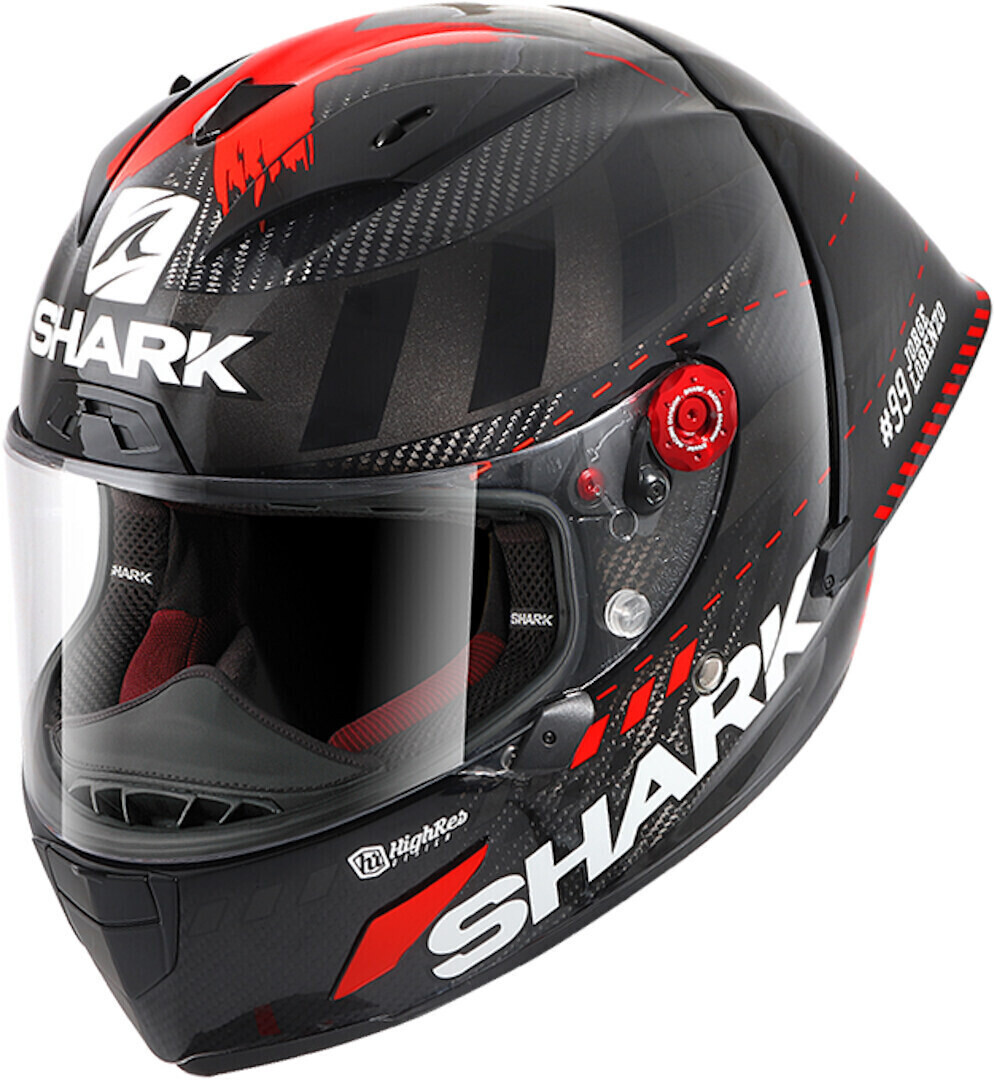 Photos - Motorcycle Helmet SHARK Race-R Pro GP Lorenzo Winter Test 99 Carbon/Anthracite/Red 