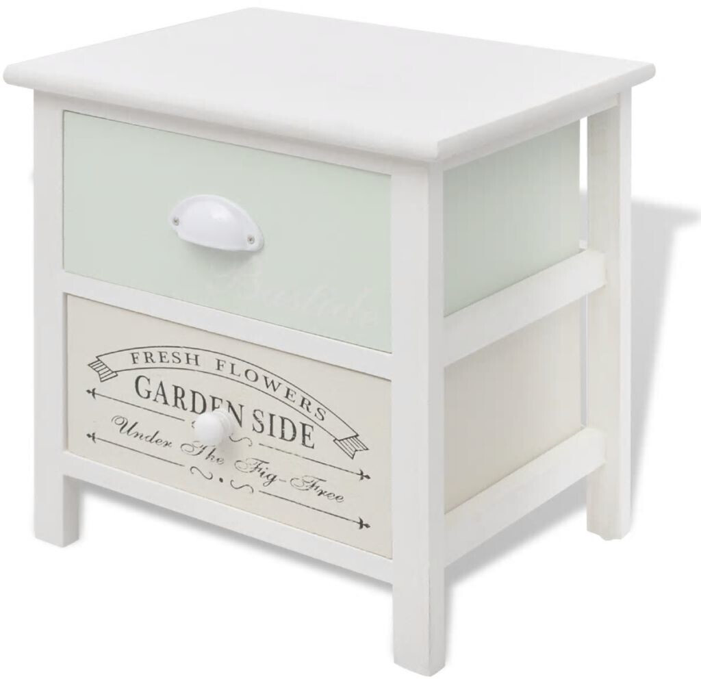 Photos - Storage Сabinet VidaXL Bedside Table in Wood French Style 