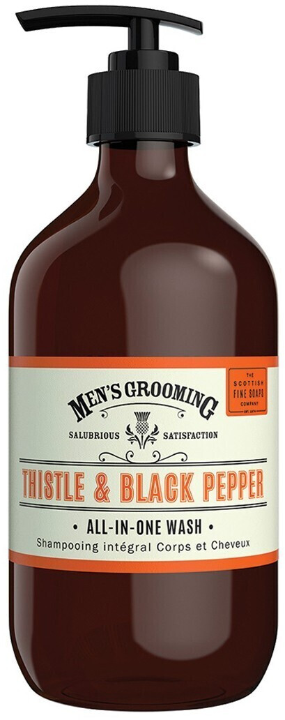 Scottish Fine Soaps Thistle & Black Pepper All-in-One Wash (500ml)