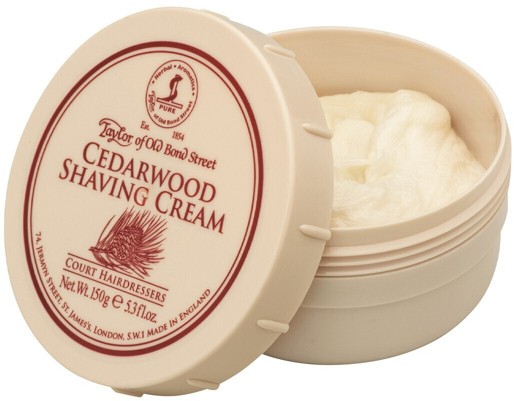 Taylor of Old Bond Street Cedarwood Shaving Cream (150 g) ab 10,90 € |  Preisvergleich bei