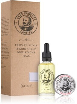 Captain Fawcett Private Stock Beard Oil & Moustache Wax (65ml)