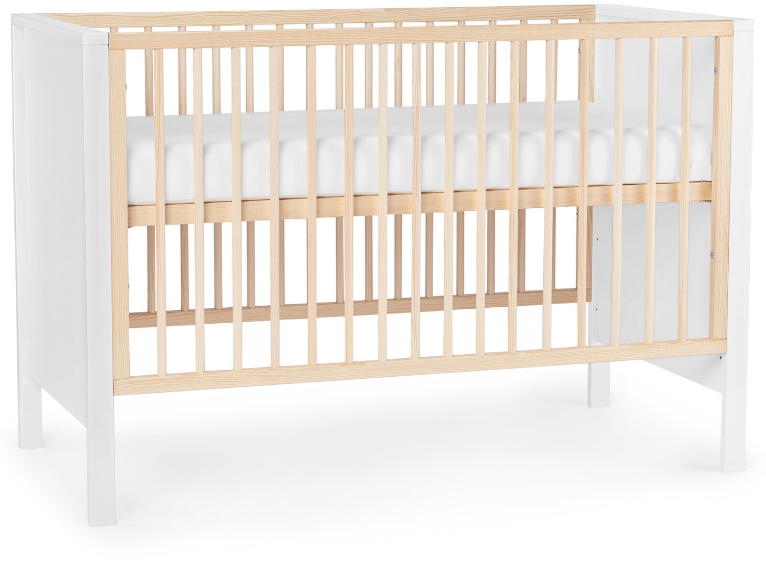 Kinderkraft Baby Bed Mia with Mattress grey