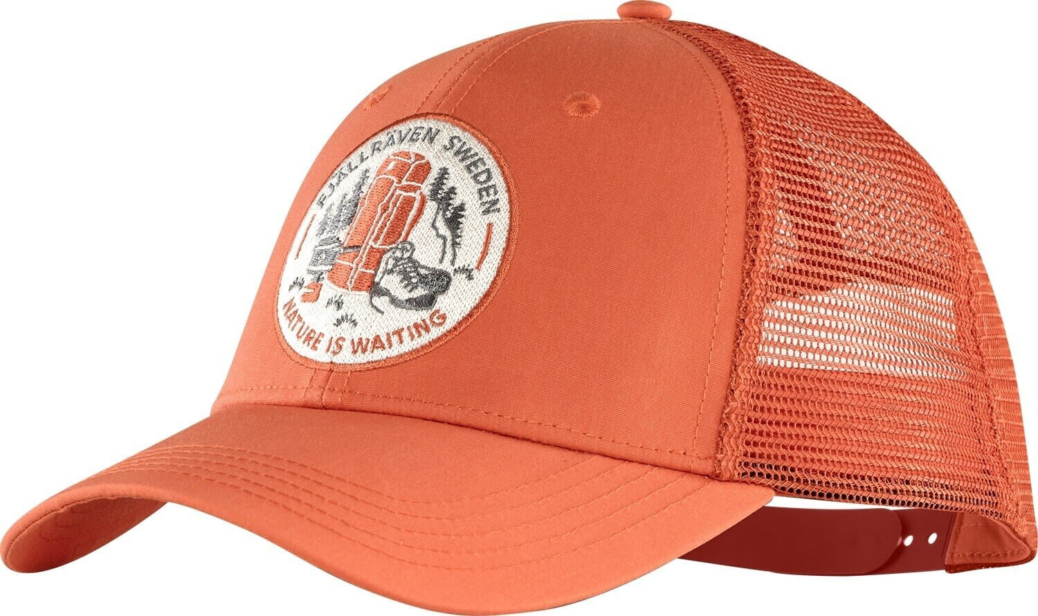 Fjällräven Fikapaus Långtradarkeps rowan red