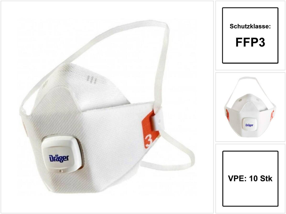 Dräger X-plore 1930 M/L with Ventil 10 pcs.