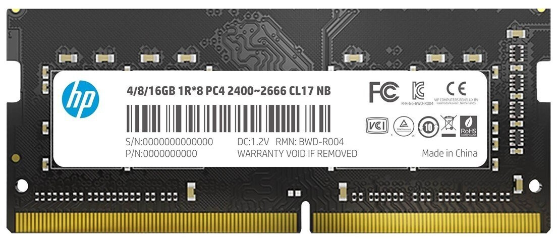 Hp ram hotsell 8gb price