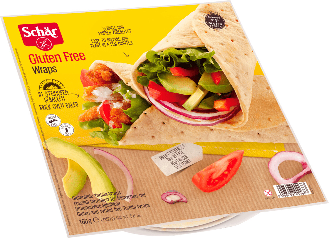 Schär Gluten Free Wraps 2 Pcs. (160g)