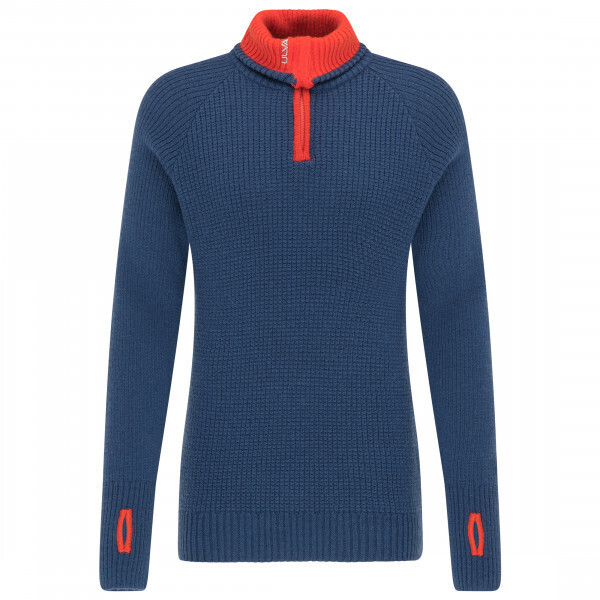 Ulvang Rav Sweater W/Zip stellar/tomato cherry