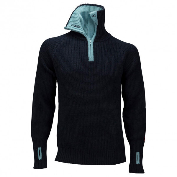 Ulvang Rav Sweater W/Zip dress blues/blue bell/charcoal melange